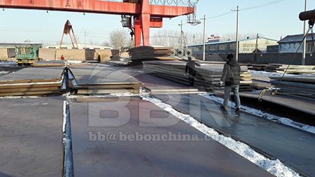 High strength hull structure steel has good mechanical and technological properties