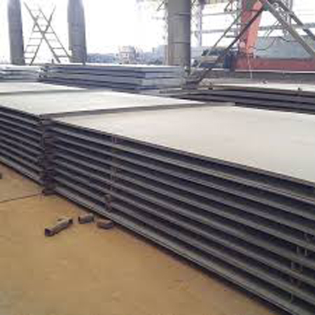 What types of steel plates are required in shipbuilding?