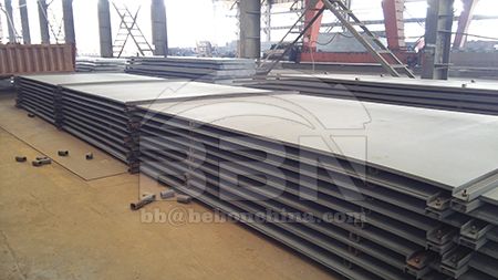 ASTM A131 ship building steel plate price per ton on February 1, 2020