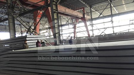 Statistical analysis of DNV GL EH32 ship iron sheet and so on steel in May