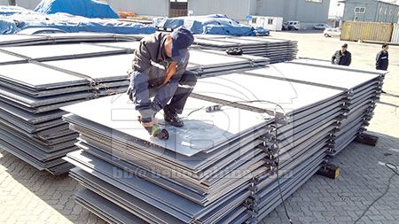 S355G9+M steel plate for offshore platform