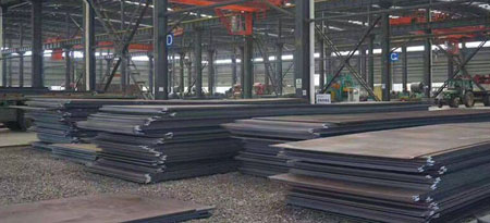 High strength shipbuilding steel plate