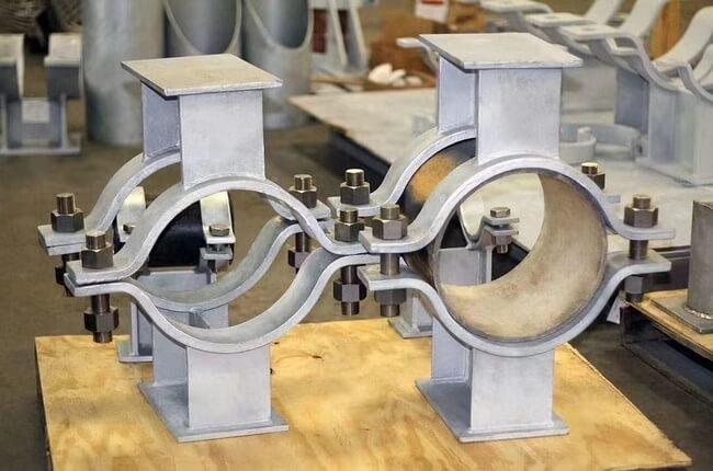 Q235 Steel in Shipyard Pipe Support and Industrial Routing Structures